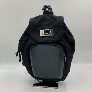 ICE Black Backpack with Silver Accents